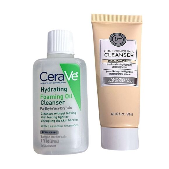 IT Cosmetics And CeraVe Cleanser Mini Bundle - Picture 1 of 2